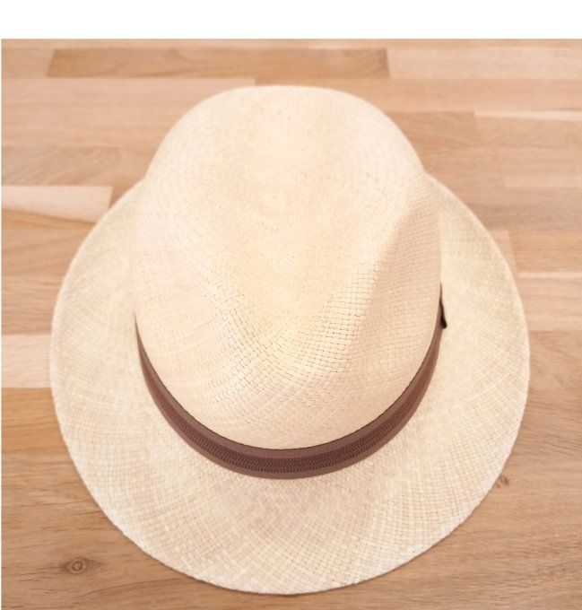 Chapeau Panama Cubano Marron
